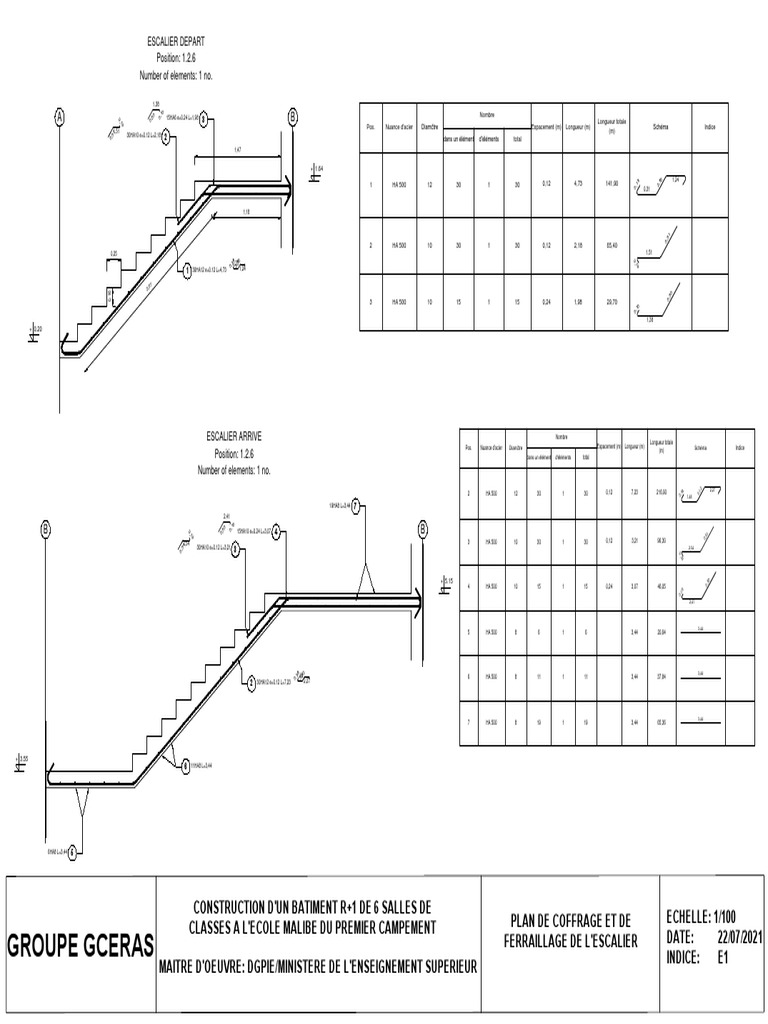 plan-de-coffrage-et-ferraillage-escalier-pdf