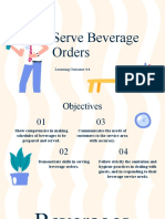 Serve Beverage Orders