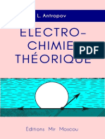 Antropov - Electrochimie Théorique - Mir - 1979