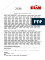 Declaratie de Performanta DOP Nr. 001 - 2017 Conform CPR - UE30511