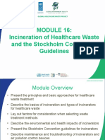 Day 2 Module 16-1 Incineration of Healthcare Waste