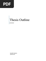 Thesis Outline - Impact of Capital Structure On Firm Value