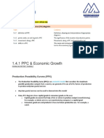 Economics Unit 1.4 Revision Notes by MSU