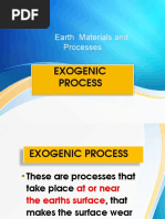 Exogenic Processes - Sci 1