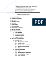 Format Laporan Akhir Pti 2