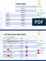 Daily routine emotions tracker under 40 chars