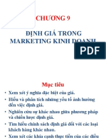 Chuong 9- Định giá trong M. kinh doanh