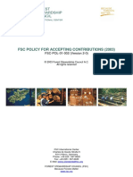 FSC-POL-01-002 V2-0 EN Policy Accepting Contributions 2003