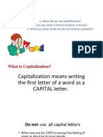 Capitalization Rules in English