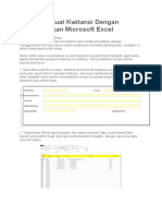 Cara Membuat Kwitansi Dengan Menggunakan Microsoft Excel