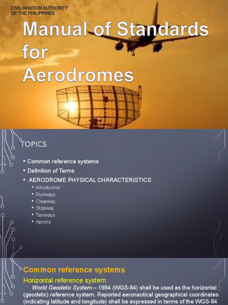 Aerodrome Standards. 4 PDF Runway Aerospace