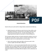 Industrial Revolution Worksheet