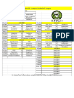 Season 21 Game Schedules - Season 21 Lawyers League Kilauea