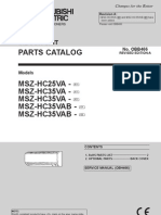 MSZ Hc25va Parts Catalog Obb466a