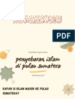 Penyebaran Islam Sumatera