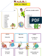 Jadwal Piket: Senin, Rabu, Jumat Selasa, Kamis, Sabtu