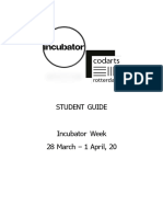 Student Guide Incubator 22