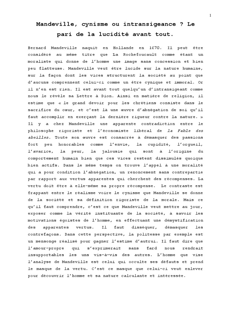 Mandeville | PDF