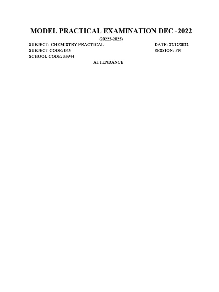 Attendance Sheet 2022-2023 | PDF