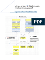 Free Interactive Roadmaps To Learn Data Science & ML