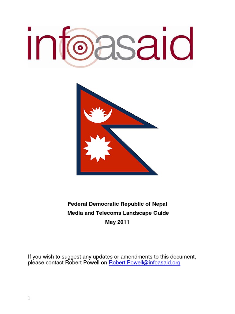 Federal Democratic Republic Of Nepal Media And Telecom Landscape Pdf