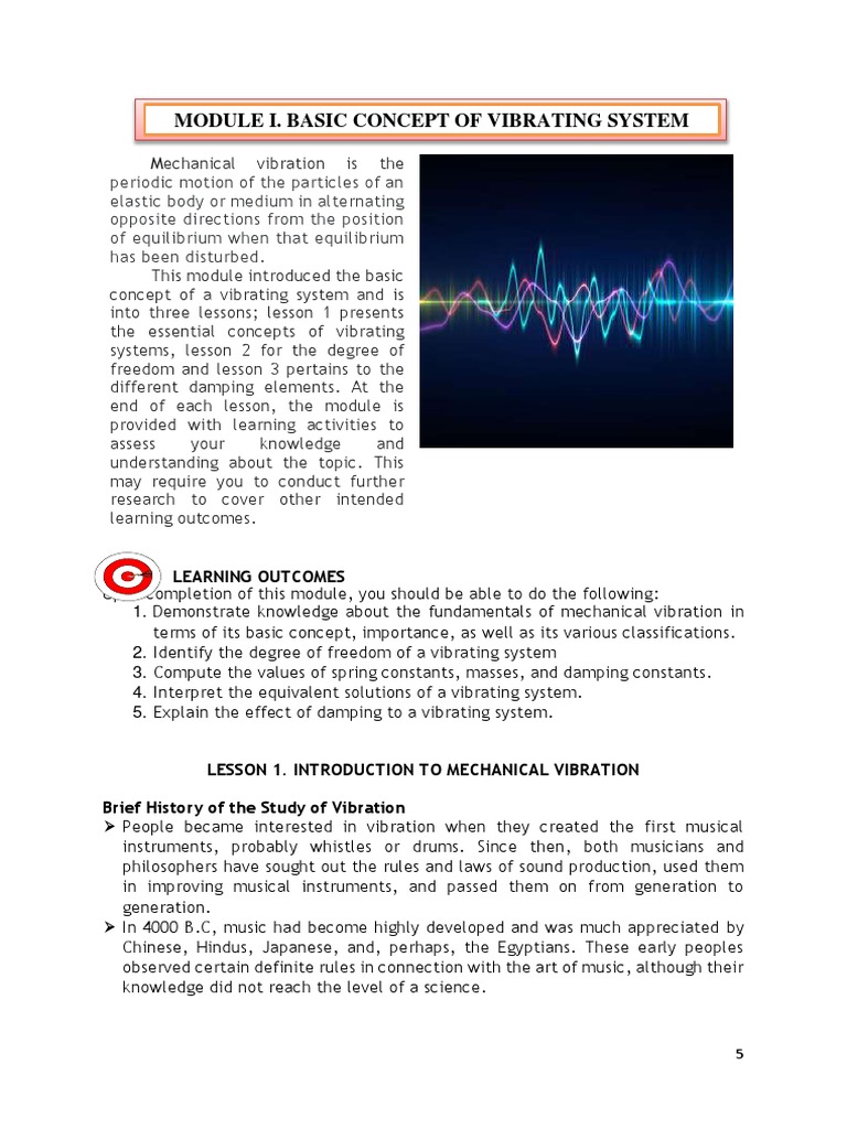 Introduction to Mechanical Vibration | PDF | Oscillation | Pendulum