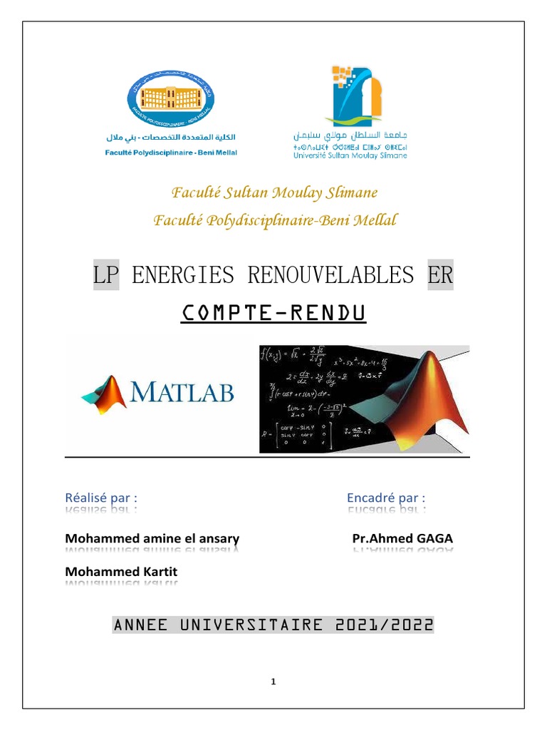 Compte Rendu Matlab | PDF | Programme informatique | Programmation