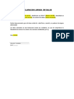 Declaracion Jurada de Salud (002) - 2