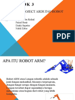 Proposal Project Arduino Robot ARM