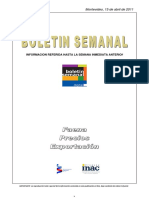 INAC - Boletin Semanal 09042011