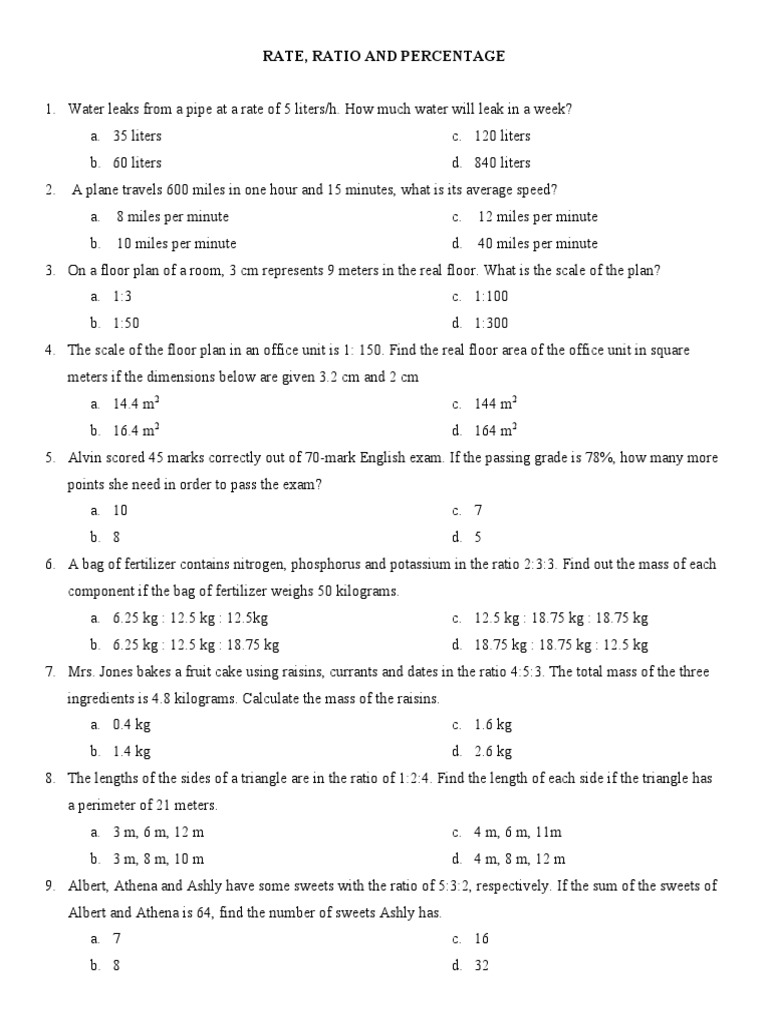 Rate PDF Kilogram Litre
