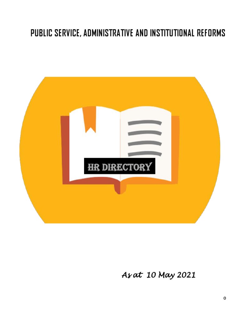 HR Directory for Public Service 2021 | PDF | Human Resource Management ...