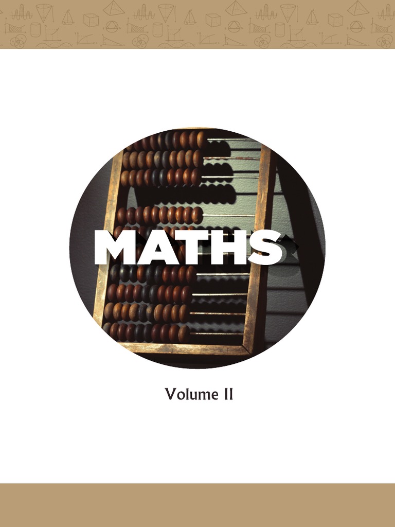 Maths Volume II Final G9 | PDF
