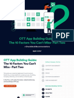 OTT App Building Guide: The 10 Factors You Can't Miss