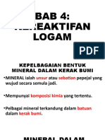 Bab 4 Kereaktifan Logam