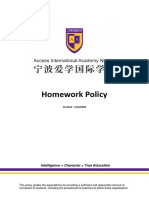 Homework Policy