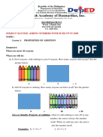 Second Quarter Math 2 Hand - Out