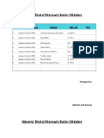 Absensi Ekskul Marawis 2