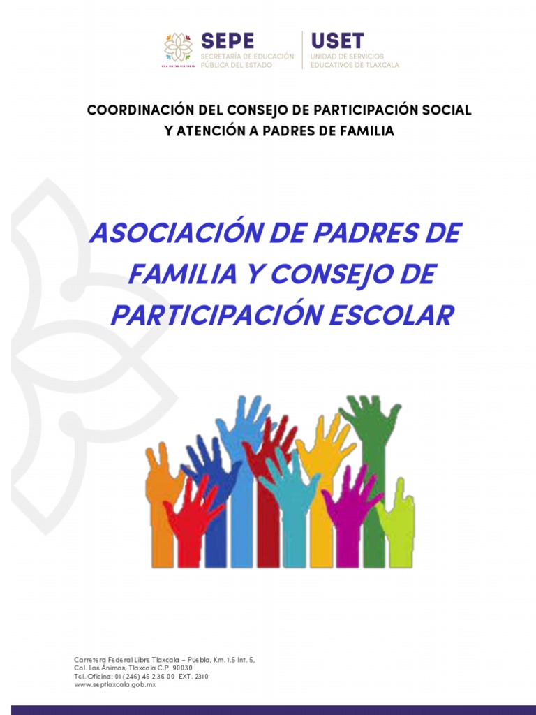 Consejo de Participacion Escolar y Asociacion de Padres de Familia 2021 2022 PDF