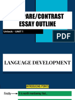 Compare Contrast Essay Outline