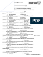 Social Science 11 Second Quarterly Assessment