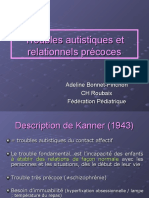 Troubles Autistiques Et Relationnels Précoces IFSI 3ème Année