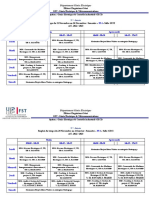 Emploi Du Temps 3eme Année SEM-1 1 GET Sept 2022 V5