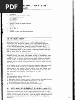 Unit-5 The Micronutrients-II Minerals