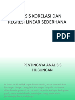 Regresi Linier Sederhana