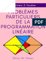 Golstein, Youdine - Problèmes Particuliers de La Programmation Linéaire - Mir - 1973