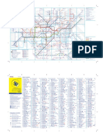 Large Print Tube Map