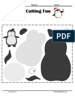 Cut and Paste Fun Penguin