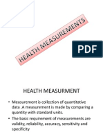 Health Measurements