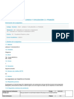 Guía Docente - Lengua y Civilización C2 2020-2021